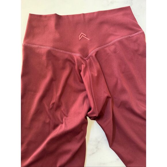 Oneractive timeless high-waisted leggings mulled wine women's medium regular len - Picture 4 of 4